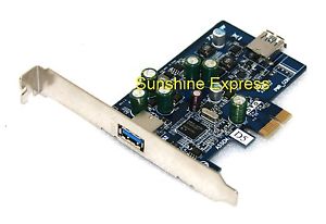 (72YMW )USB 3.0 PCI-E Express kort 2 st USB 3.0