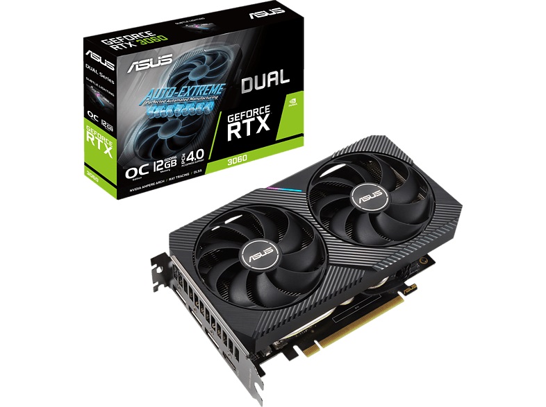 ASUS GeForce RTX™ 3060 Dual OC 12GB V2 LHR (90YV0GB2-M0NA10)