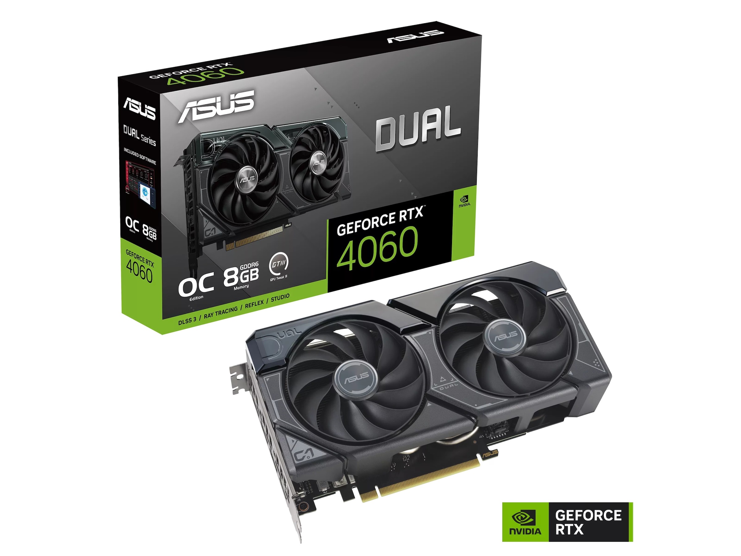 ASUS Dual GeForce RTX 4060 OC 8GB GDDR6 , PCIe4.0
