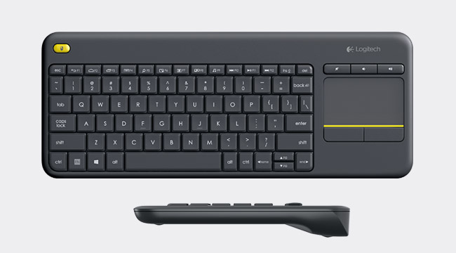Logitech Wireless Touch Keyboard K400 Plus Dark Grey (920-007141 )