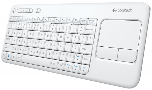 Logitech Wireless Touch Keyboard K400 Plus White