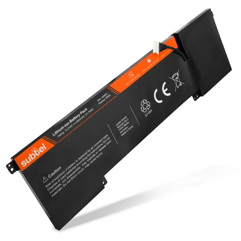 (930851 )Batteri för HP Omen 15-5000 / 5003TX / 5006TX / 5100NX / 5110NR / 5251NE Laptop - 3800mAh 15.2V