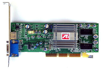 BEG. ATI Radeon 9200 SE 128MB Videominne med VGA och TV-utgång