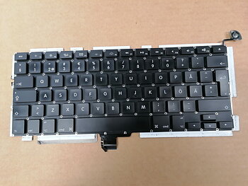 Genuine Apple MacBook Pro 13  A1278  Laptop Keyboard SWEDISH 2012 (MACPA1278025), Begagand