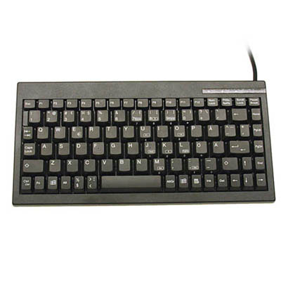 Mini tangentbord svenska med USB kontakt 287X140X29mm, Vikt 500g