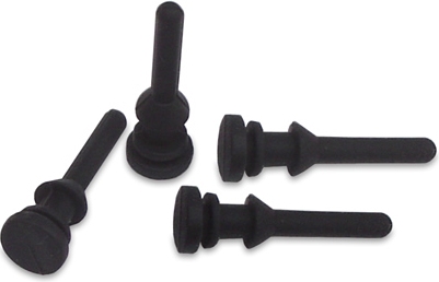 Acousti Ultra-Soft Fan Mounts 8-Pack(svart),