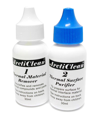 Arctic Silver Clean Kit 60ml 2x30ml, Kylpasta regörare
