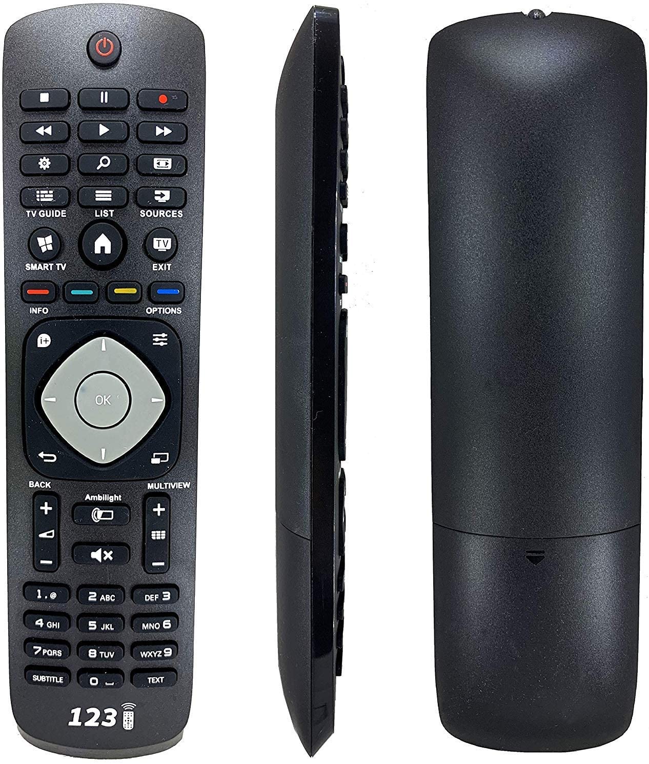 (B07LG5HYV3 ) Fjärrkontroll lämplig för Philips 50PUS6203/12 | 50PUS6503/12 | 50PUS6503/60 | 50PUS6503/62 | 50PUS6503/62 | 50PUS6523/12