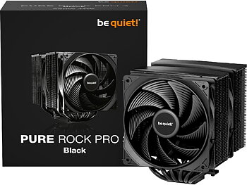 be quiet! Pure Rock Pro 3 Black CPU Kylare, LGA1851/1700 /1200/1150/1151/1155, AM4/AM5, max 34.8 dB(A)