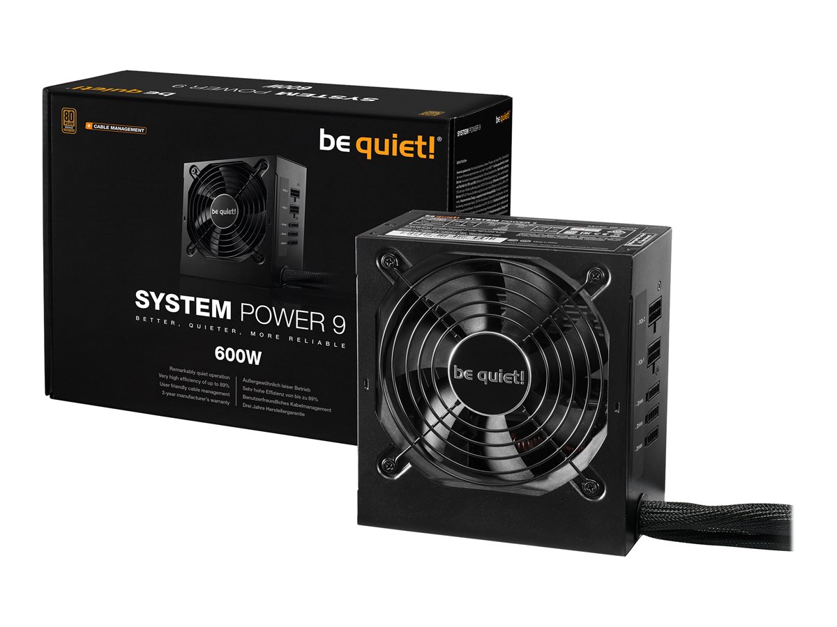 BE QUIET SYSTEM POWER 9 600W, CM,  Modulär Nätaggregat