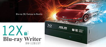 ASUS BW-12B1ST, Blu-Ray Writer SATA, Brännare & Läsare( Begagand, Full fungerande