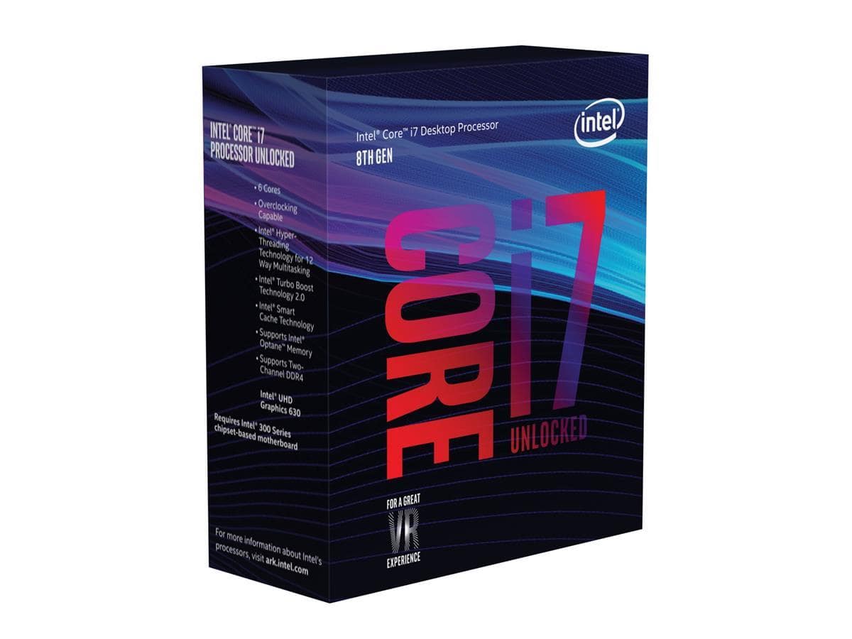 INTEL Core i7-8700K 3,7GHz, LGA1151 6Core
