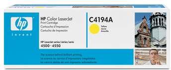HP Toner CLJ 4500 6000 Pages Yellow