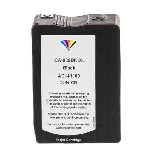 Ersättning patron till HP INK BLACK 932XL - OJ 6700  SVART Parton
