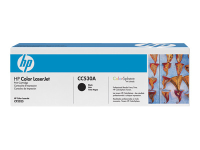 HP Toner CC530A  304A För HP COLOR LaserJet CP2025-CM2320mfp Black