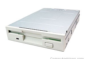 Floppy diskettstation - Beige 3,5 1,44MB( Använt)