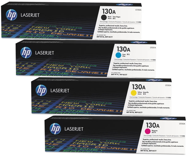 HP Original LaserJet Toner130A,  Svart