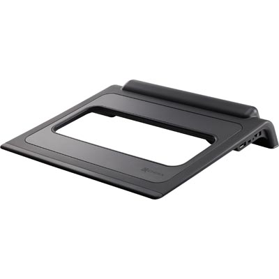 CHOIIX Notebooksstöd med Cooler för 17 bärbar 2x60mm fläkt, slim