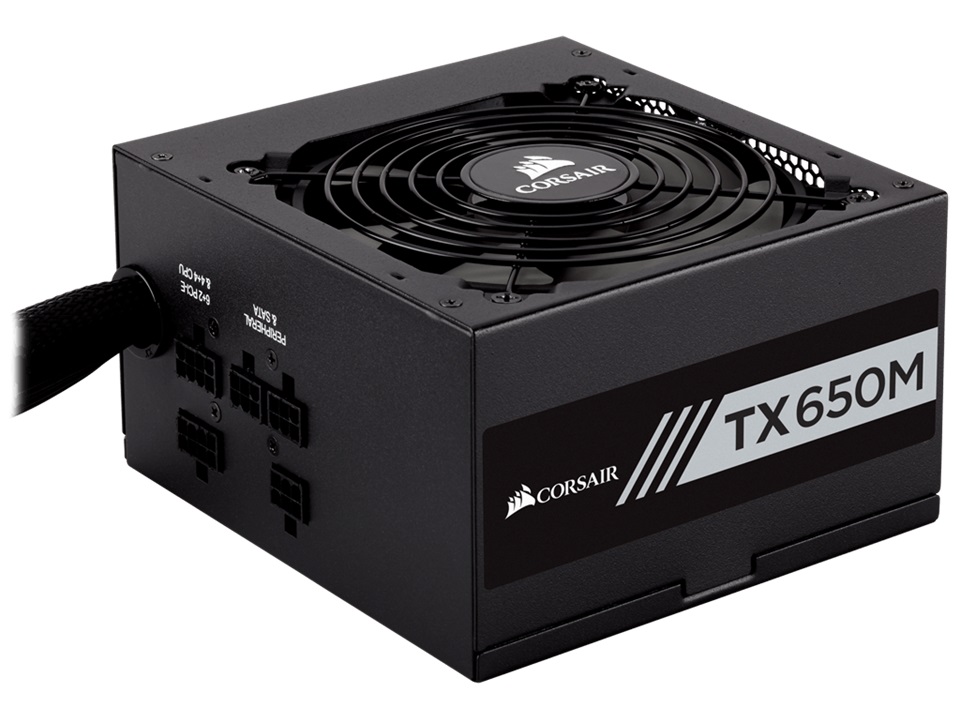 Corsair TX650M Nätdel 650W,CP-9020132-EU, 80 Plus Gold , MODULAR