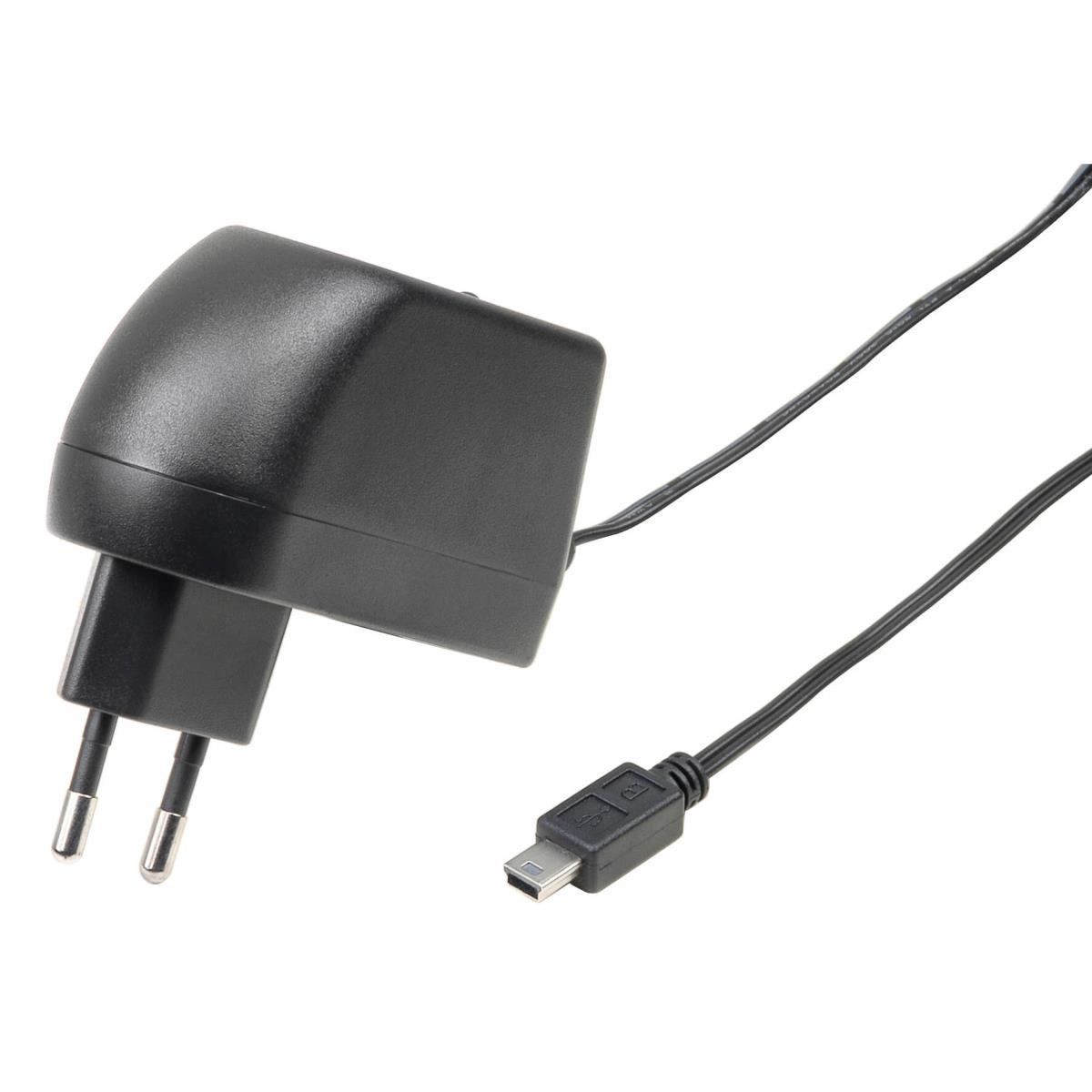 hama Model MO-13QC Strömsadapter AC-USB Mini 5Pin, AC 220V till USB, 5VDC /2A