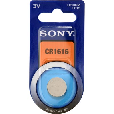 SONY Batteri Lithium Cell CR1616  3V , 55mAh