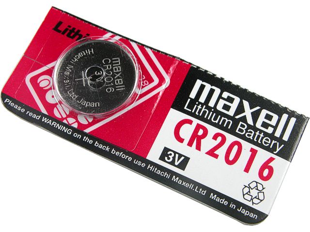 Maxell Batteri Lithium Cell CR2016  3V , 70mAh