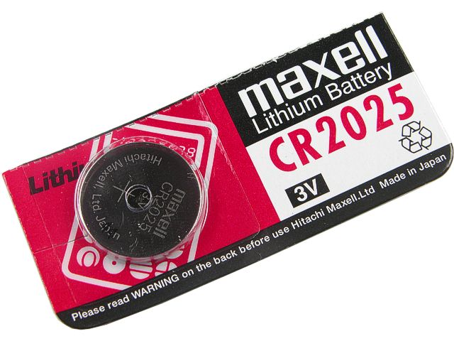 Maxell Lithium batteri CR2025 3Volt 1-pack