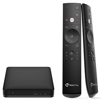 Telia Play Hub TV BOX Fjärr med siffror