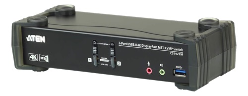 ATEN CS1922M - Omkopplare för tangentbord/video/mus/ljud/USB - 2 x KVM/ljud/USB - 1 lokal användare - skrivbordsmodell