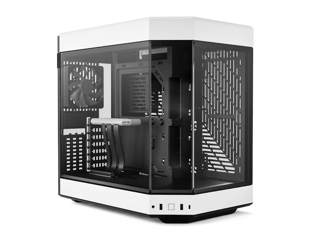 HYTE Y60 Dual Chamber Mid Tower (svart/vit)