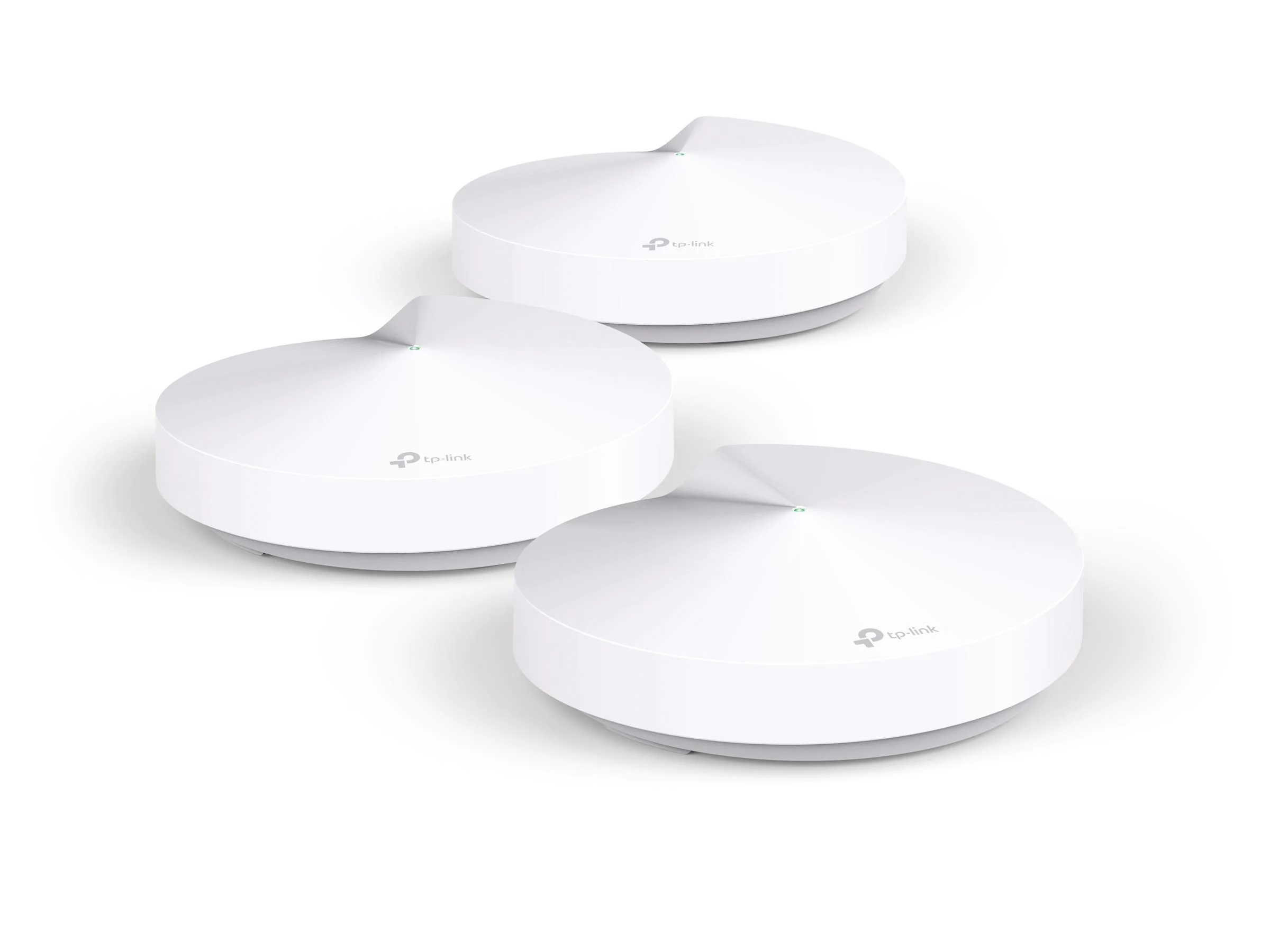 TP-Link Deco M5 Mesh system, 3 noder, AC1300, Dual-Band, 2 ports