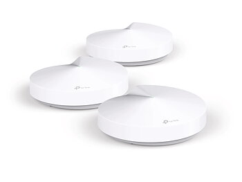 TP-Link Deco M5 Mesh system, 3 noder, AC1300, Dual-Band, 2 ports