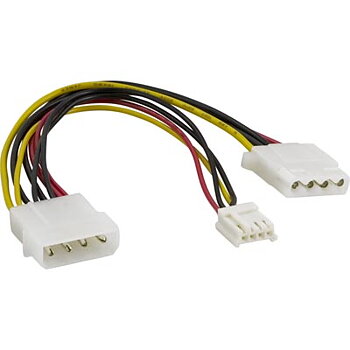 DELTACO Y-kabel intern för 1st 5,25 + 1st 3,5