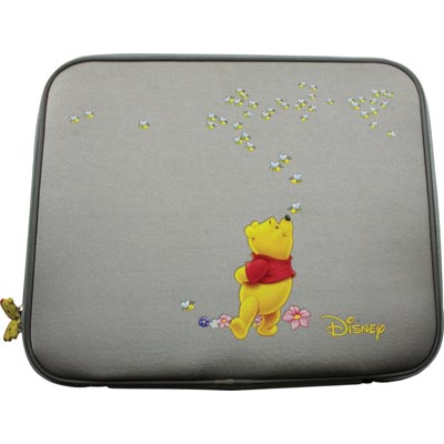 Notebookfodral, 15, Disney, Winnie the Pooh, silver