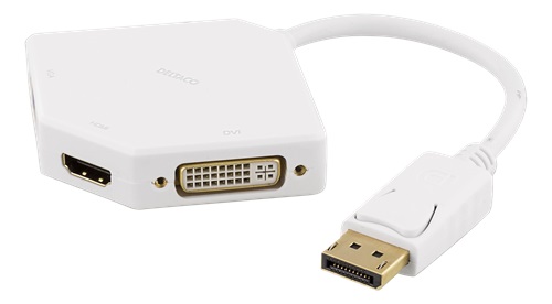 DisplayPort till HDMI, VGA och DVI-I