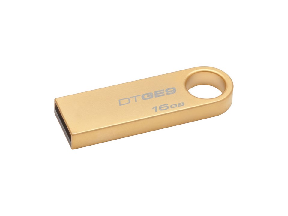 Kingston DataTraveler GE9 - USB flash-enhet - 8GB - USB 2.0 - champagne