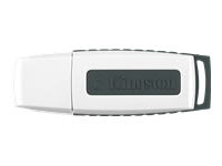 Kingston DataTraveler G3 - USB flash-enhet - 4 GB - vit, grå