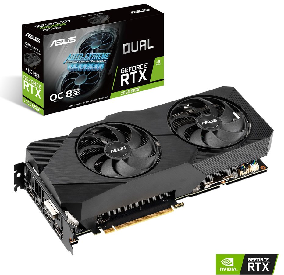 ASUS Geforce RTX 2060 Dual Evo, 6GB GDDR6, Turing