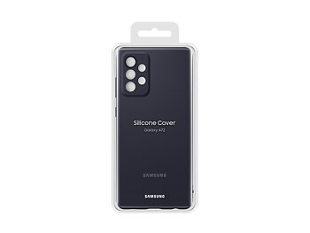 (EF-PA725TBEGWW )Galaxy A72 Silikon fodral från Samsung - svart    Galaxy A72