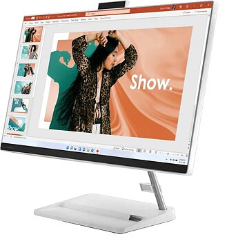 Lenovo IdeaCentre AIO 3 24IAP7 (F0GH0031MT), Intel Pentium Gold, 256GB SSD, 8GB Ram, 24 Full HD-skärm, Win11