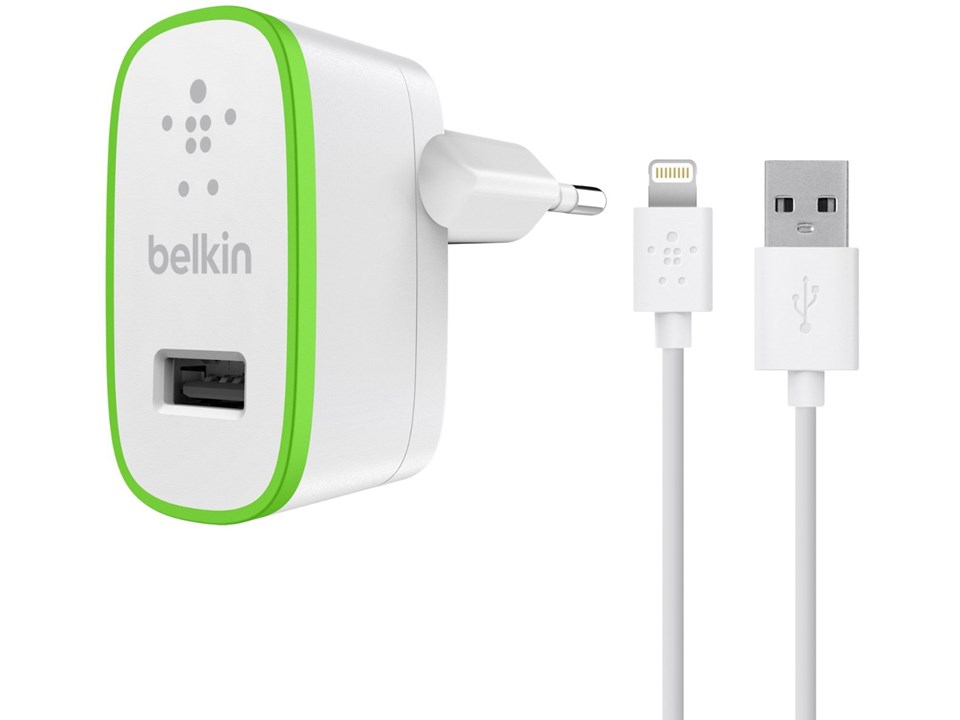 Belkin Home Charger 1.2m Vit