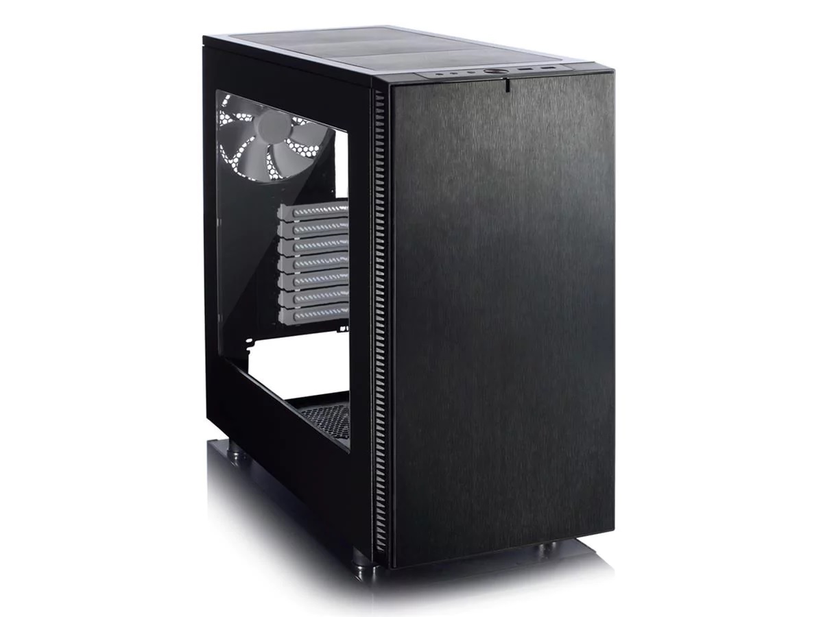 Fractal Design Define S Black Window, ljuddämpat. mITX, mATX, ATX
