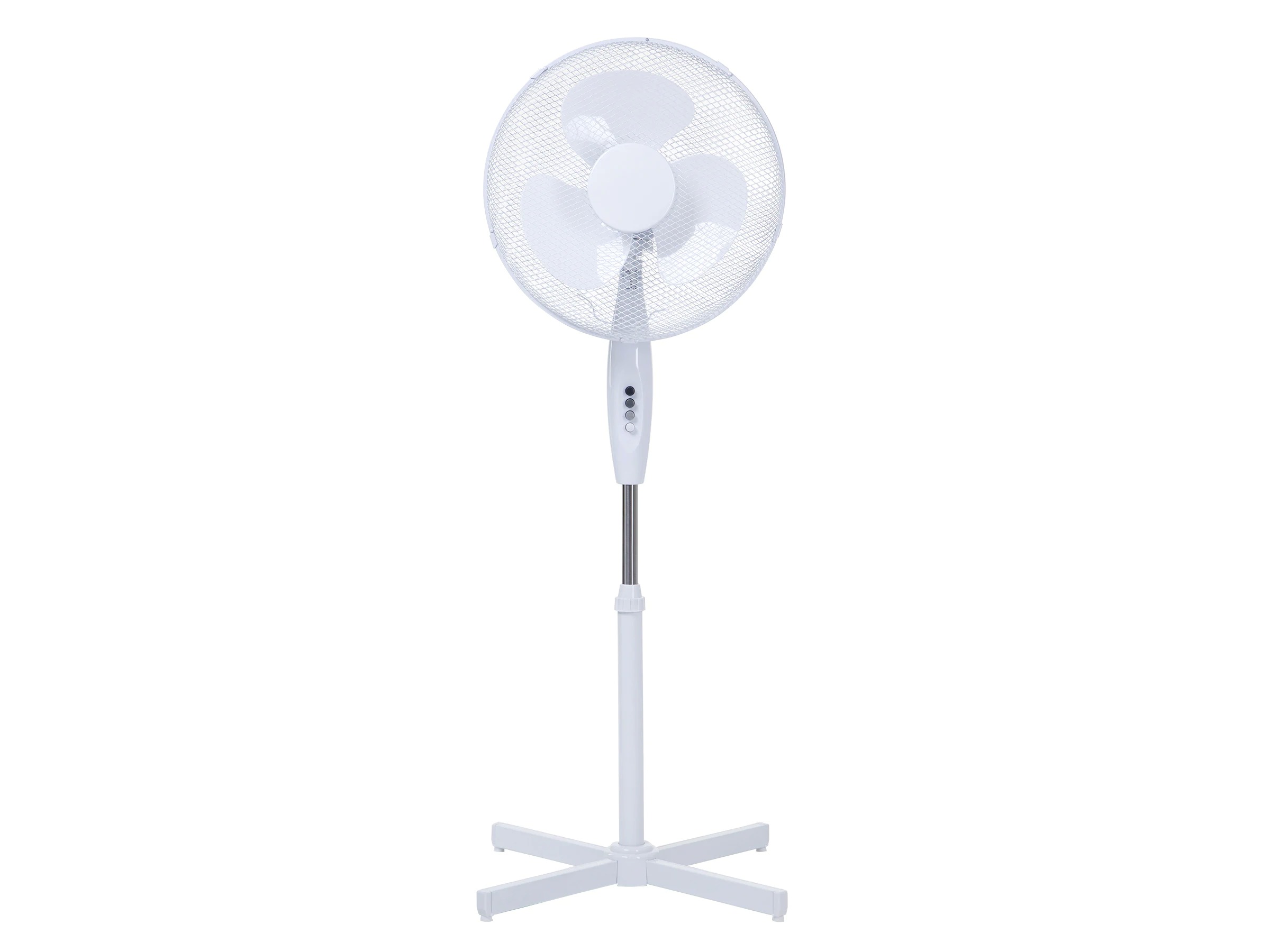Golvfläkt 16 (40 cm) Vit, 3 Hastigheter, 45 W, 1,5m kabel
