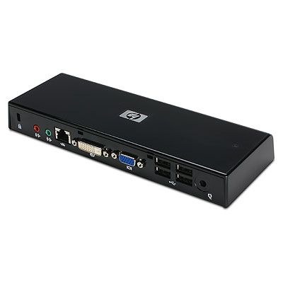 (500476-001 )HP USB 2.0 Dockning Station 497652-001, inkl.AC och USB kabel( Använt)