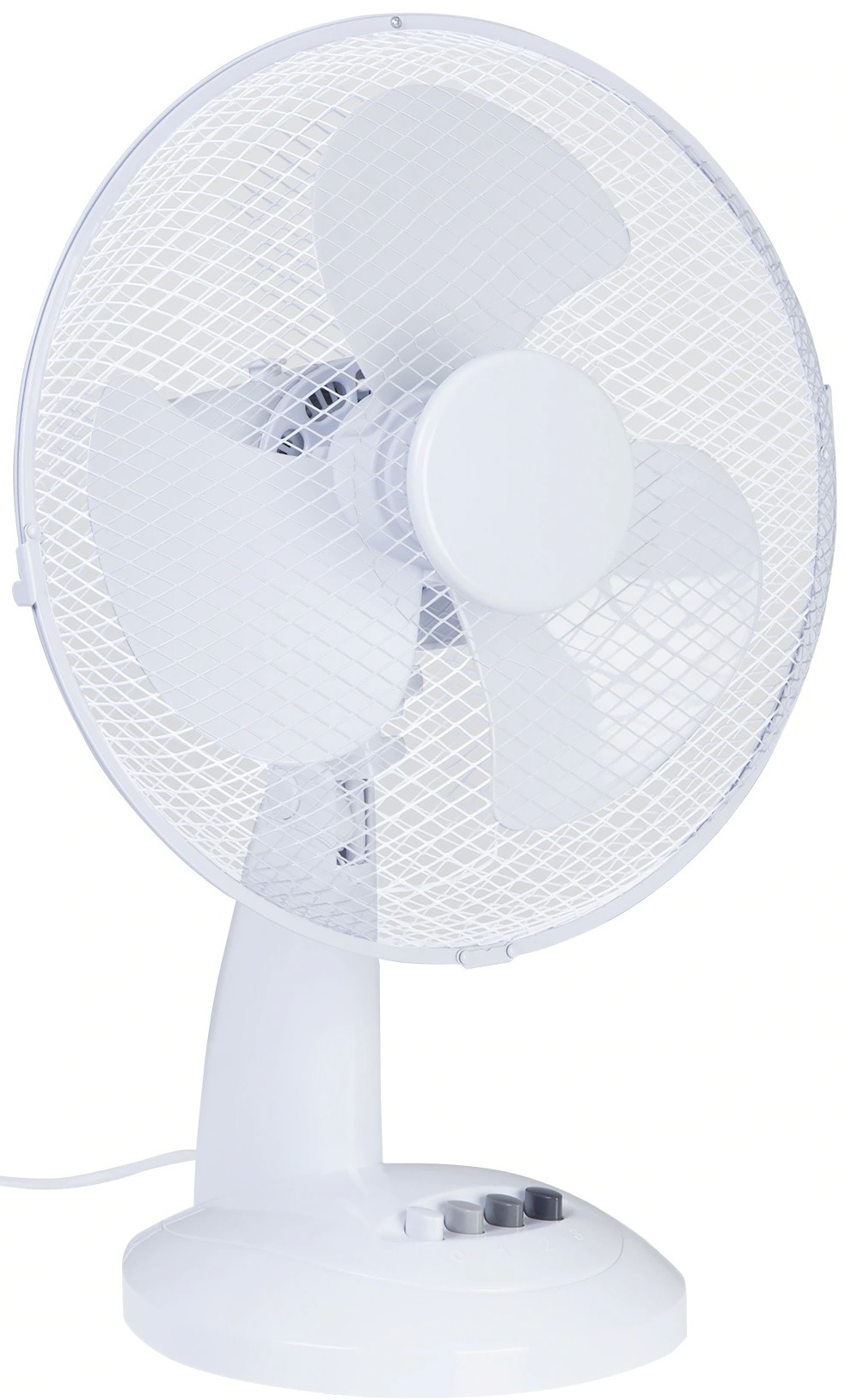 Bordsfläkt 12 (30 cm) Vit, 3 Hastigheter, 35 W, 1,5 m kabel