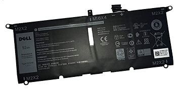 Dell original batteri 52 WHR 4 Cell, DXGH8
