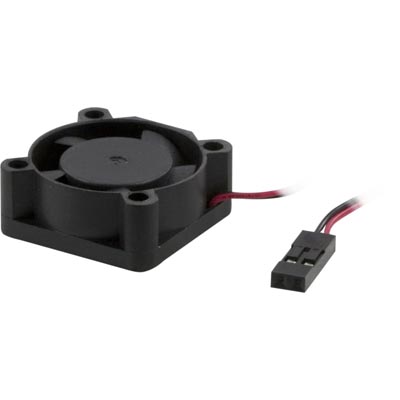 Fläkt(FT-335) 25X25X10mm med 3 Pin små kontakter, Temo. Sensor