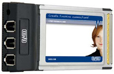 Sweex Firewire PC-CARD 3 Port