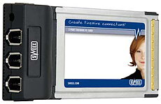 Sweex Firewire PC-CARD 3 Port