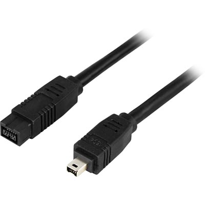 Firewire 800-kabel, 9-pin ha - 4-pin ha, 3m